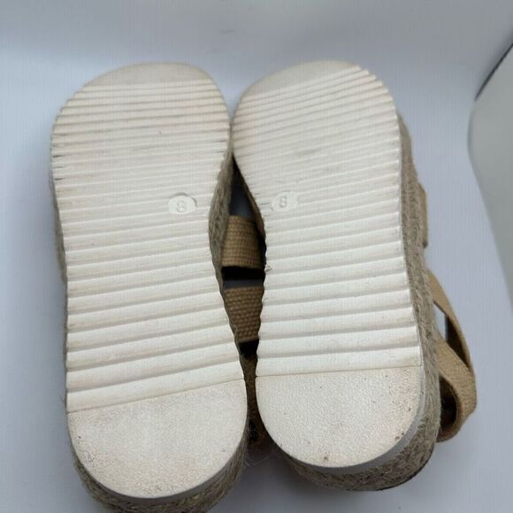 CUSHIONAIRE Women's Cork Espadrille Wedge Sandal 8 NATURAL / RAFFIA - Picture 5 of 7